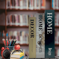 kit de Livros Decorativos 3 Peças