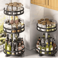 Organizador De Condimentos e Porta Temperos Rotativo