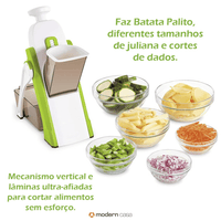 Cortador Mandoline Multifuncional 5 Funções