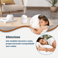 Mini Umidificador de Ar Portátil