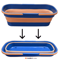 Mop de Limpeza Flat Slim 360º + Balde Retrátil