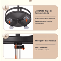 Organizador De Condimentos e Porta Temperos Rotativo