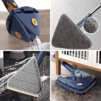 Mop de Limpeza Triangular 360° + Refil