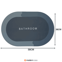 Tapete de Banho Absorvente Seca Rápido