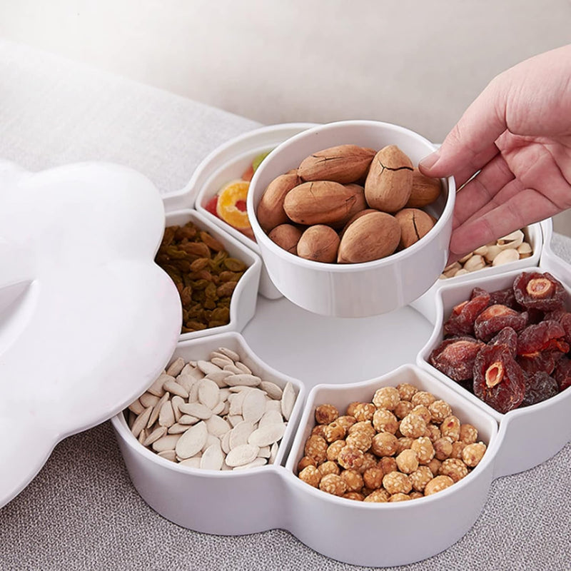 Bandeja de Petiscos com 7 Divisórias Premium