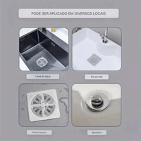Kit Protetor de Ralo Descartável Adesivo