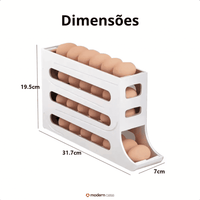 Porta Ovos Dispense Organizador De 4 Andares (Compre 2 Leve 3)