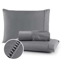 Jogo de Lençol 400 Fios Micro Percal Ponto Palito