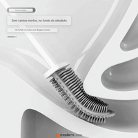 Escova Sanitária de Silicone 2 em 1