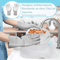 Luva de Limpeza em Silicone Multiuso