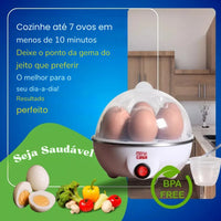 Cozedor Elétrico Ovos e Legumes Multifuncional