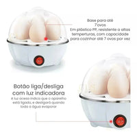 Cozedor Elétrico Ovos e Legumes Multifuncional