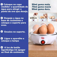 Cozedor Elétrico Ovos e Legumes Multifuncional