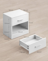 Mesa de Cabeceira C/ Compartimento Secreto e Trava de Segurança