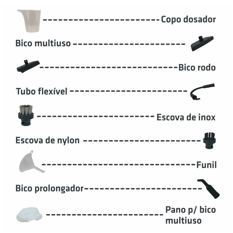 Vaporizador e Higienizador a Vapor Intech 7 em 1