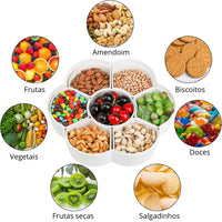 Bandeja de Petiscos com 7 Divisórias Premium