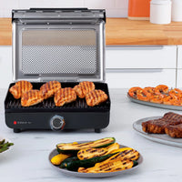 Grill Elétrico 2 em 1 Ninja Sem Fumaça Bivolt