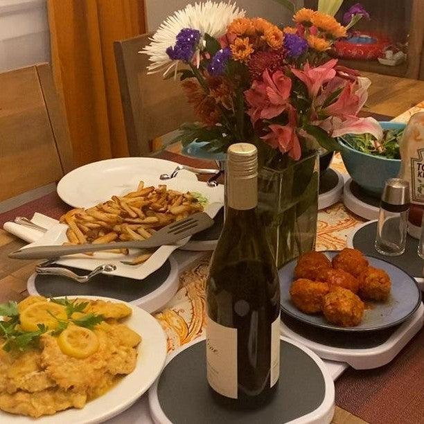 Bandeja Giratória para Mesa de Jantar 8 em 1