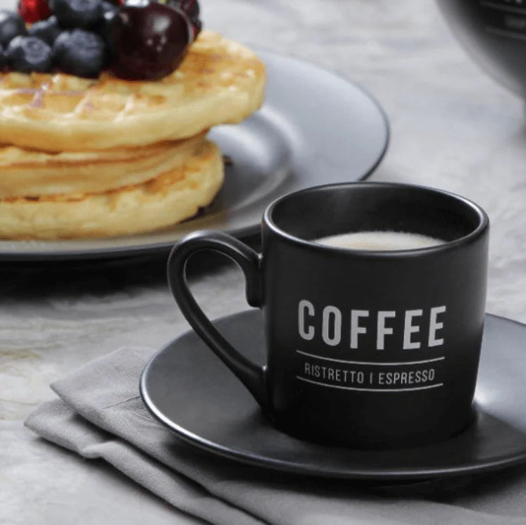 Conjunto Cerâmica Rustique C/ 13 Peças All Black